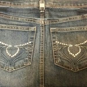 "Glo" Jennifer Lopez jean skirt vintage